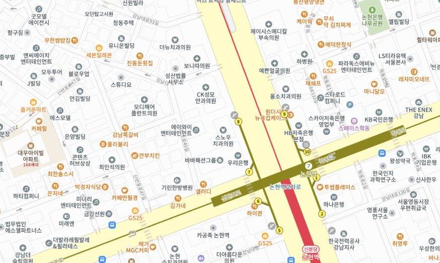 채움과비움외과의원 위치 지도